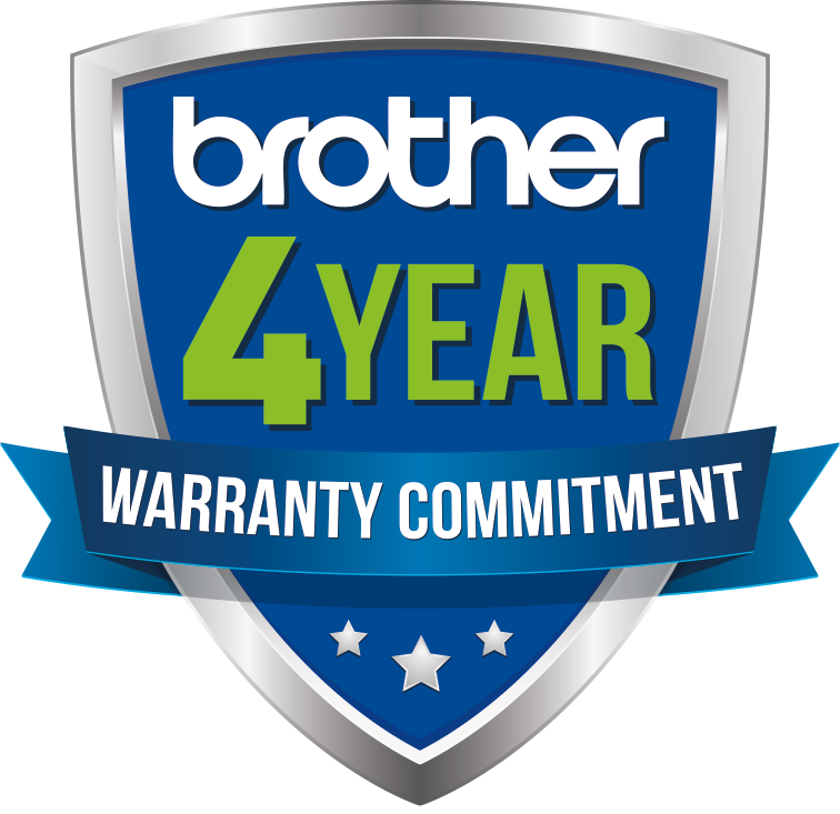 Brother Fiji 4 year warranty shield